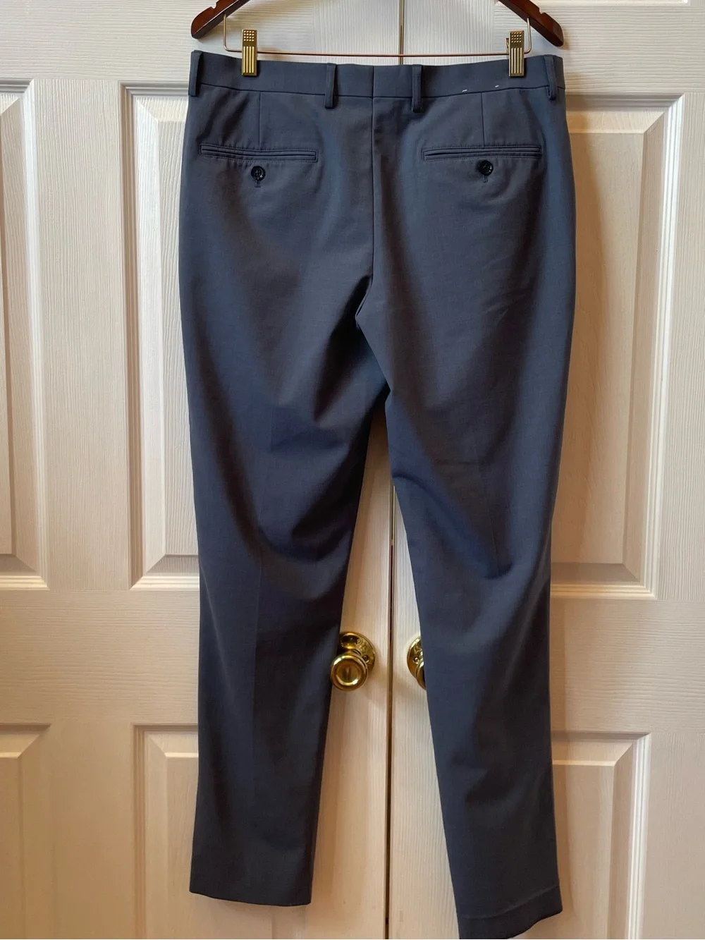 Express Men's Slate Blue Two-Piece Suit